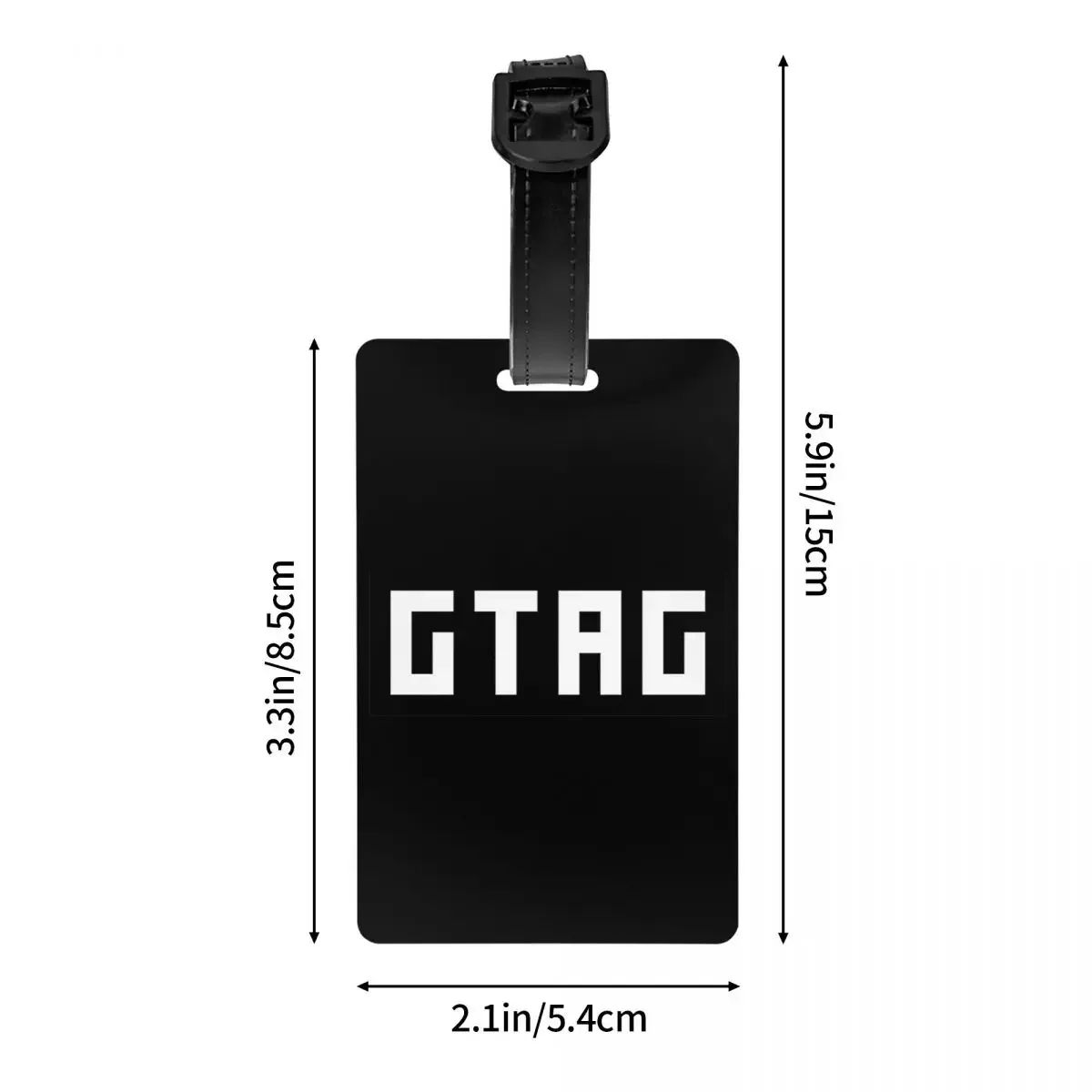 علامة غوريلا غير رسمية "GTAG" شعار علامات الأمتعة البضائع حقيبة سفر موضة الأمتعة الصعود علامة التسمية حامل معرف اسم العنوان