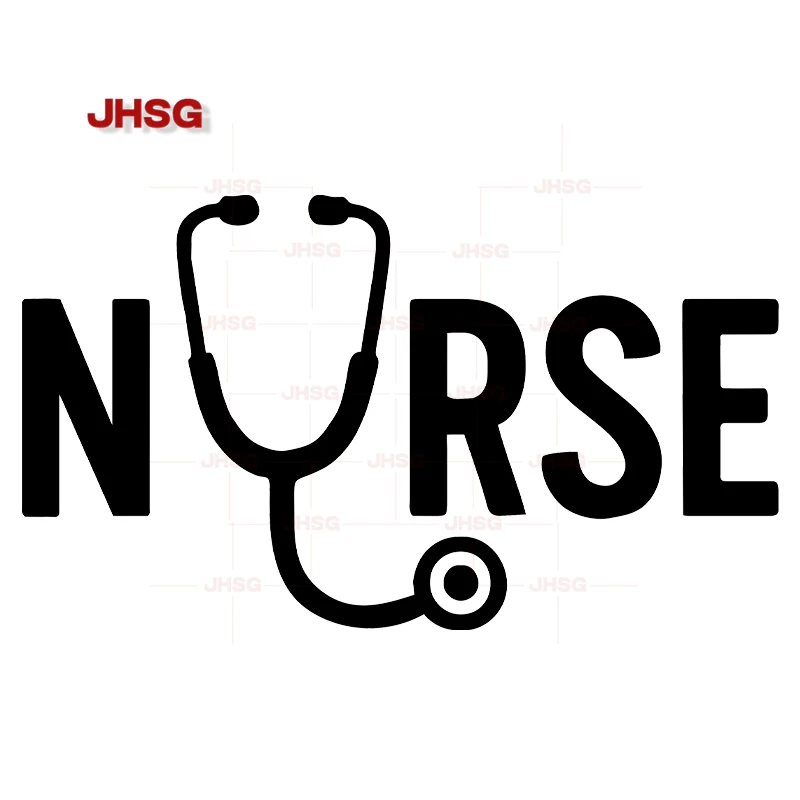 

NURSE Exquisite Stickers Vinyl Stickers Available in Various Colors for Customization