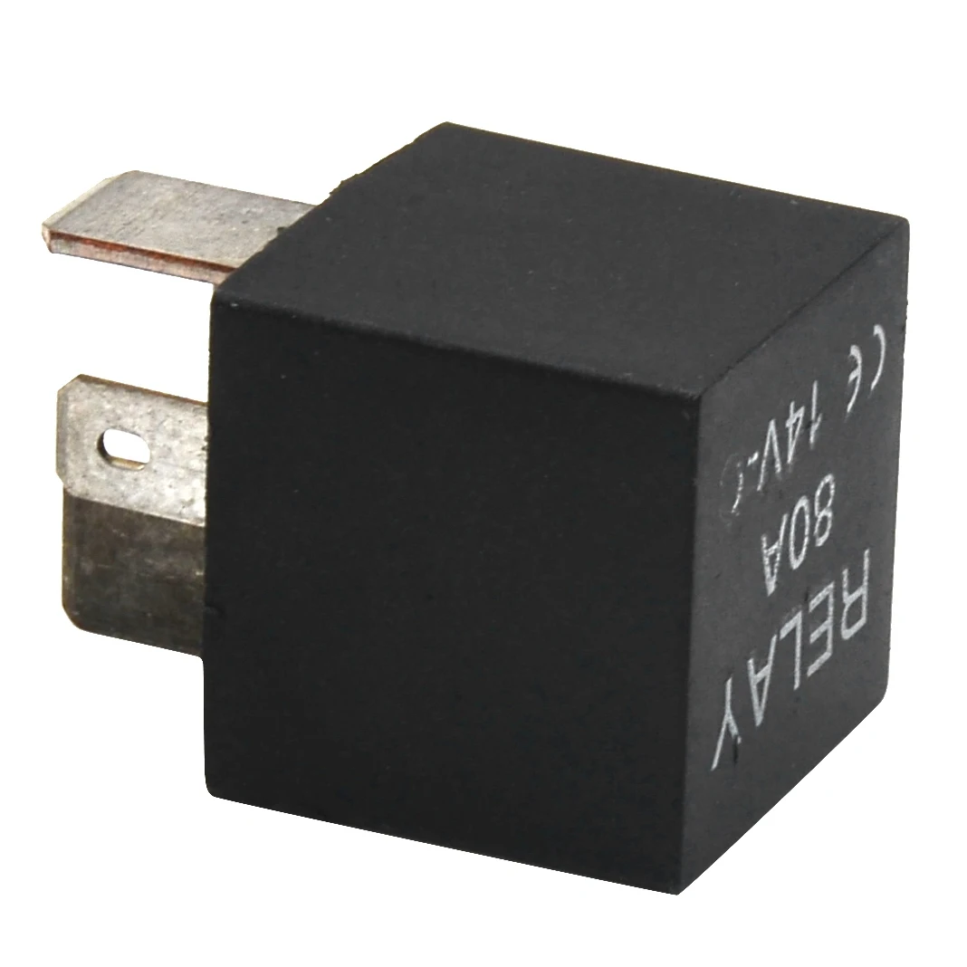 2 PCS Waterproof Automotive Relay 12V 70Amp 80Amp 4 Pin Normally Open Car Relay for Head Light Air