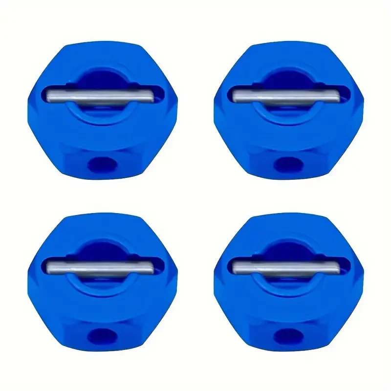 GLOBACT 8 PCS 12mm Aluminum Wheel Hex Nuts with Pins for 1/10 Slash 2WD Hsp Redcat RC 4wd Tamiya Axial SCX10 D90 Hpi LRP WLtoy