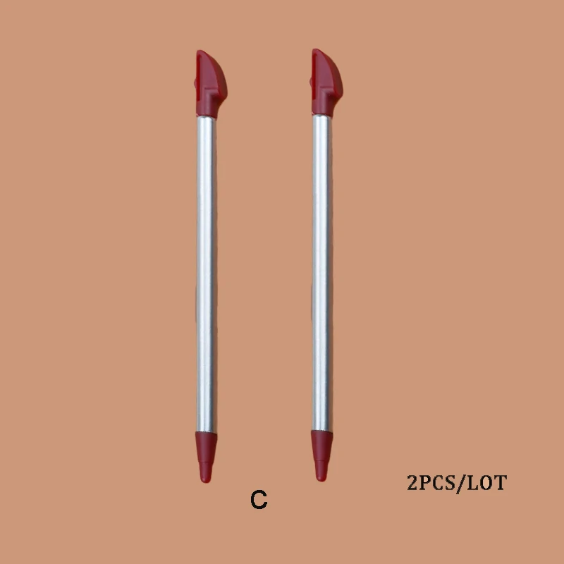 قلم شاشة تعمل باللمس تلسكوبي YuXi ، قلم معدني للكتابة اليدوية ، NDSL ، 3DS XL LL ، جديد ، 2