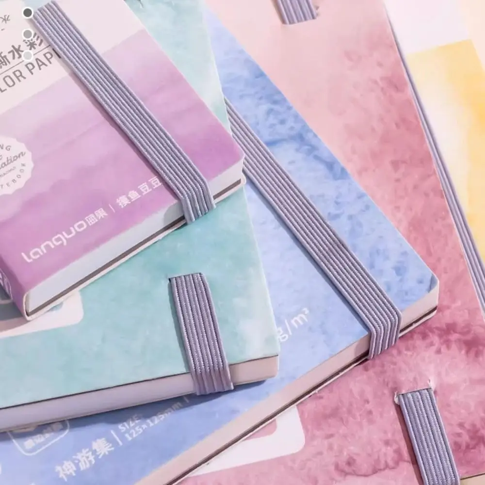 كتاب ألوان مائية من الورق السميك عالي الجودة، سجل ملهم، لوازم فنية، كتاب رسم محمول قابل للتمزيق #5