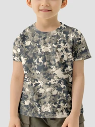 Military Camouflage Pattern Clothing Boy Clothes Children's T-shirt Kids Summer Clothes T-shirts for Boys T Shirts Tops 2024 Top