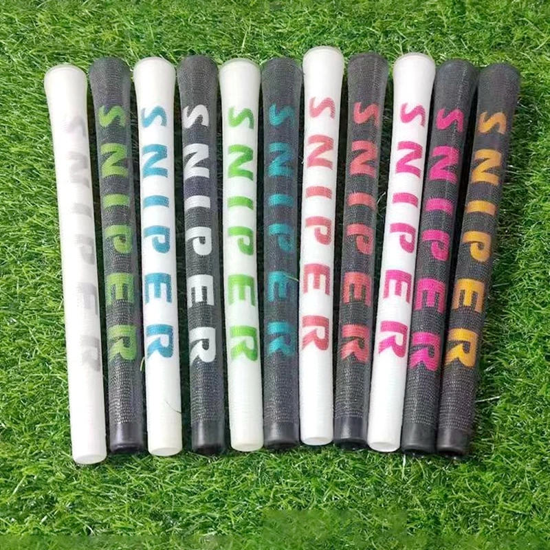 Sniper Golf Club Grips para hombres y mujeres, cristal deslumbrante, 2x2, hierros de Golf estándar, empuñaduras universales de madera, 12 colores.