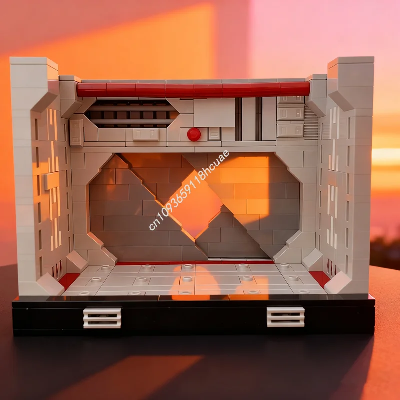 497-teiliges MOC Venator Cruiser Flur-Diorama Star Battle Modell Bausteine DIY Kreative Idee Spielzeug Bausteine Weihnachtsgeschenk für Kinder