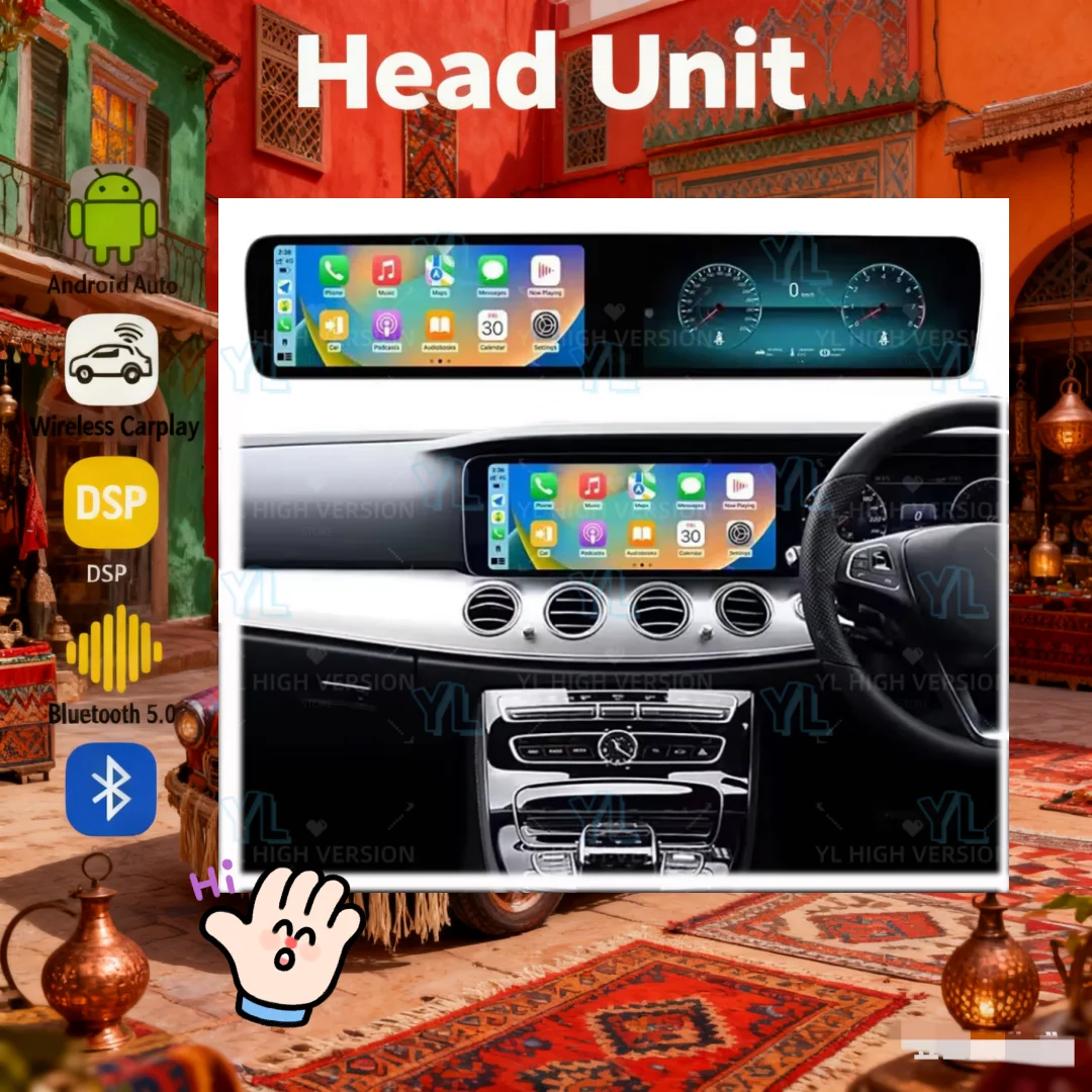 

Touch Screen For Mercedes BENZ W213 2016-2019 Android Car Radio 2 Din Stereo Receiver Autoradio Multimedia Player GPS Head Unit