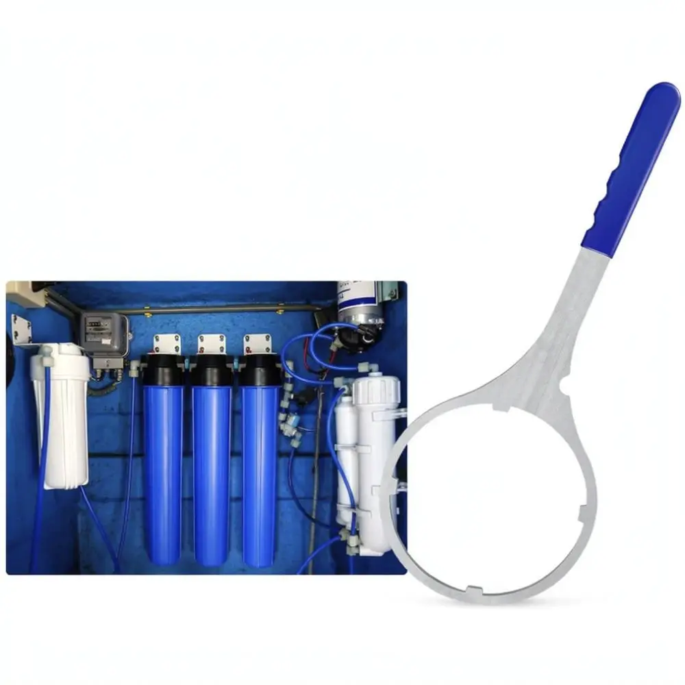 Heavy Duty Carbon Steel Filter Housing Wrench 6.28 Inch Purifier Accessory For Home Water System Repair Maintenance