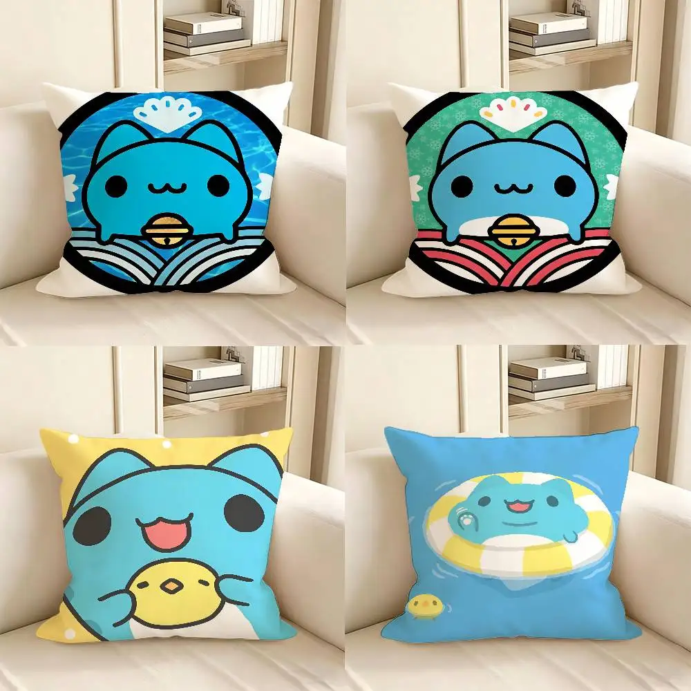 1pc Popular B-Bugcat CapooS Pillow Case Fashion Square Pillowcase Bedroom Sofa Room Ins Decoration Leisure