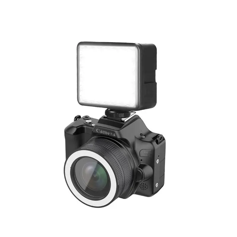 

Travel Camara 48MP DSLR Camera Video Recording Mini Digital Camera 16X Digital Zoom With Fill Light Fight Black-A86G