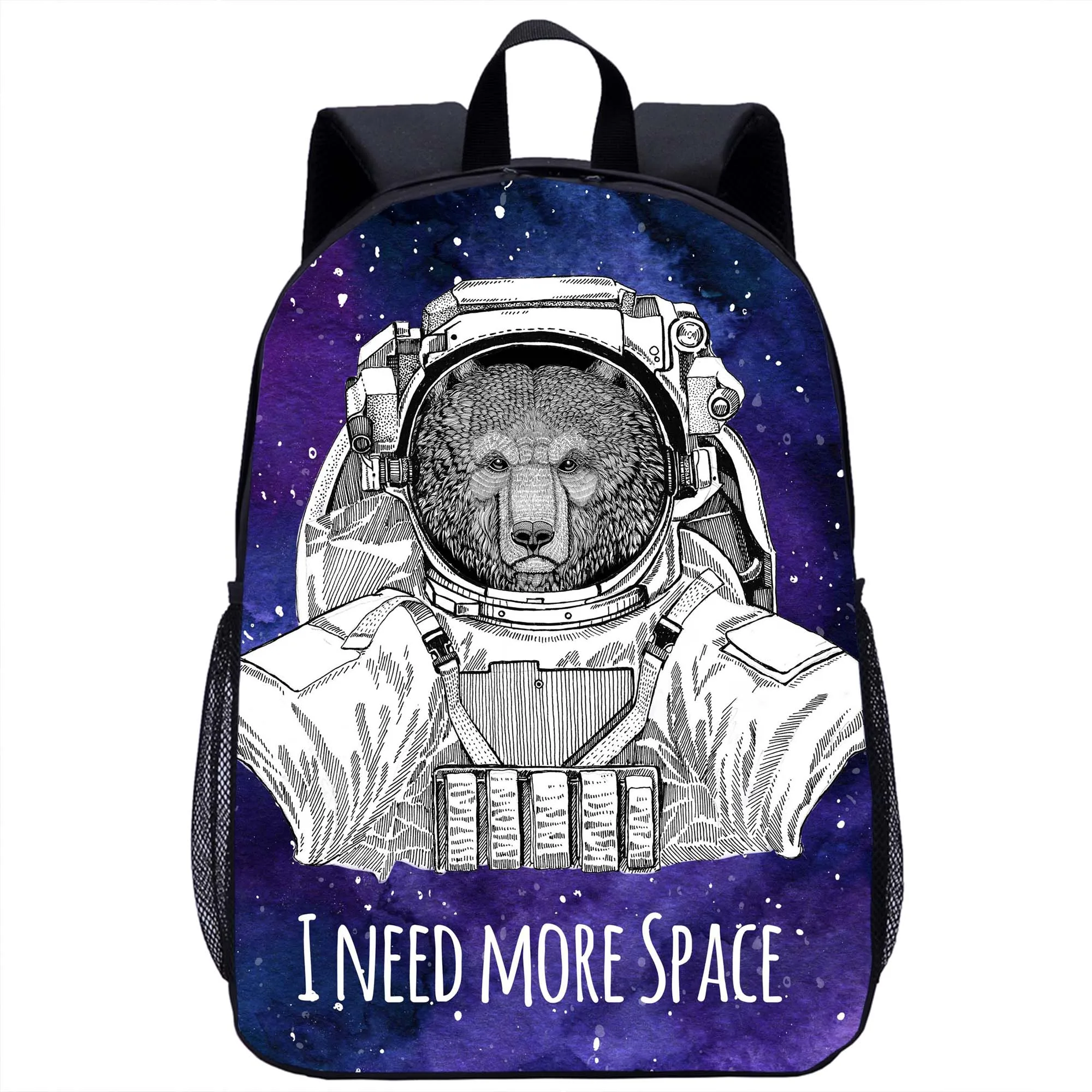 Mochila con diseño de astronauta y animales creativos, mochila escolar para niñas y niños, mochila de almacenamiento informal para adolescentes, mochilas de viaje para hombres y mujeres