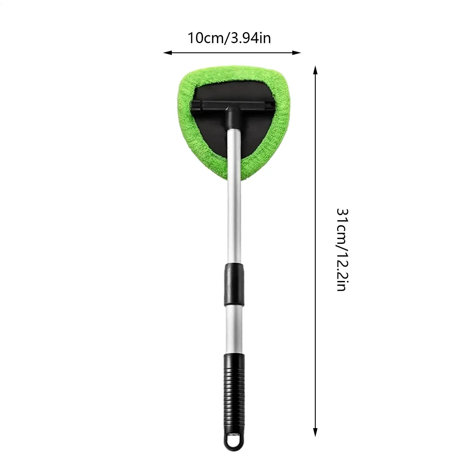 Extendable Windshield Cleaner Tool, Multi-Surface Car Glass & Shower Door Scrubber for Auto Detailing Kitchen Bathroom Home