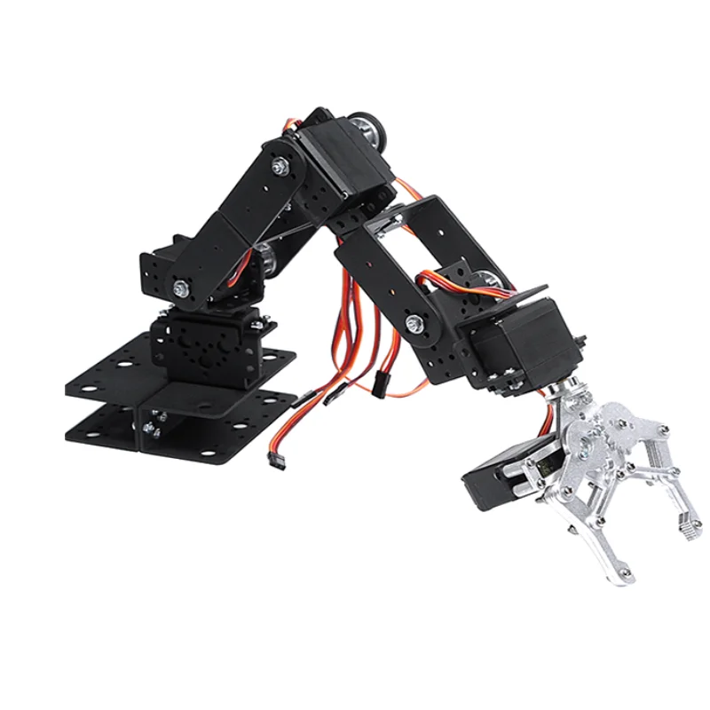 Original Factory Steering Gear Mount Bracket Manipulator Double Foot Robot Smart Car Accessories for Robot Arm Servo MG995/MG996