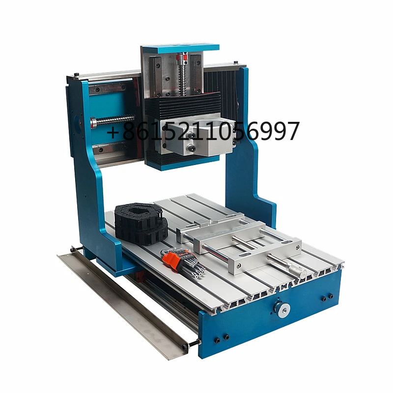 220/380V  3.2KW Water-Cooled 100mm Diameter Spindle Frame 3040L Linear Guideway For  Engraving