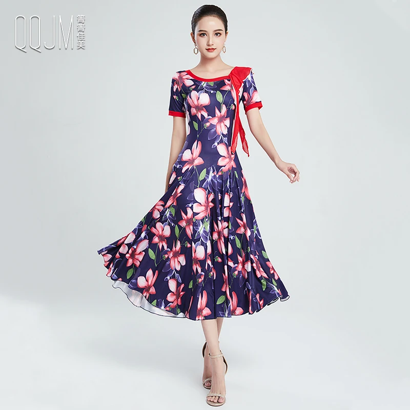 

2023 New Ballroom Dance Competition Dress Dance Ballroom Waltz Dresses Standard Dance Dress Women Ballroom Dress L130