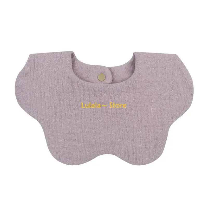 

Y4QA Baby Bibs Gauze-Cotton Feeding Bib Burp Cloth Newborn Handkerchief Shower Gift