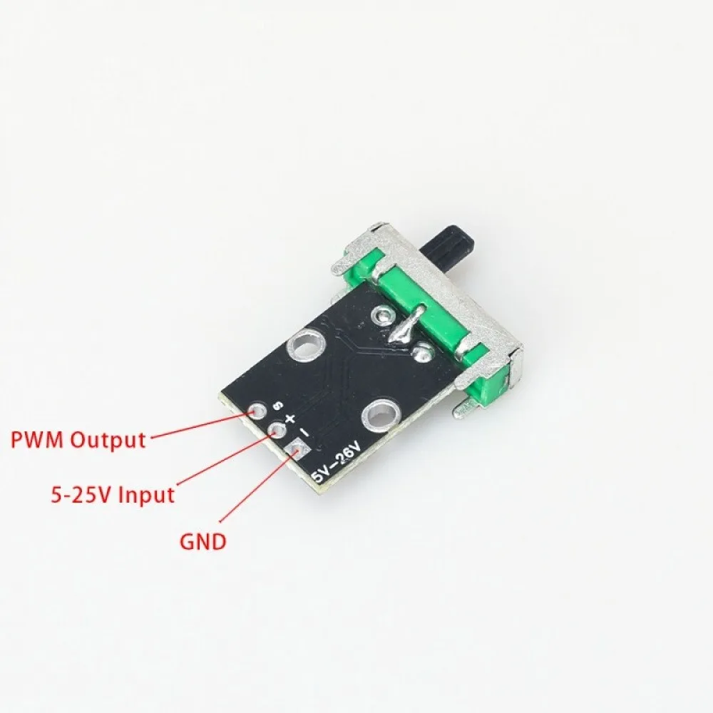 Sliding-Type Servo Tester Brushless Electronic Speed Controller Motor Speed Controller PWM Signal Generator Fan Speed Regulator