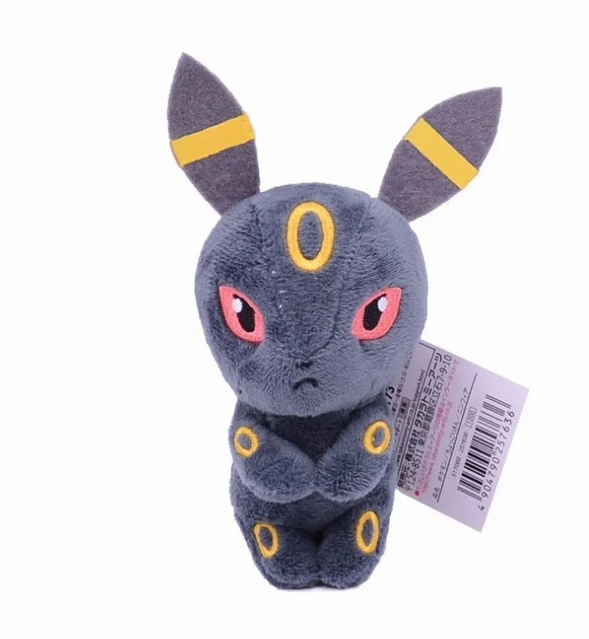 Juguetes de peluche de Pokemon Glaceon Umbreon Leafeon, llavero colgante de muñeco de peluche, Jolteon Espeon Flareon Eevee Sylveon, regalos, 18 unids/lote