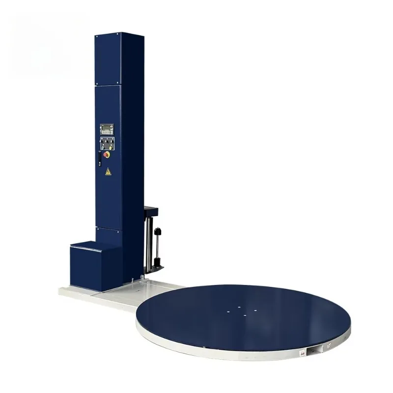 Big Size Turntable Pallet Stretch Wrapping Machine Durable Low Noise Packaging Machinery Factory Easy Operation Wide Application