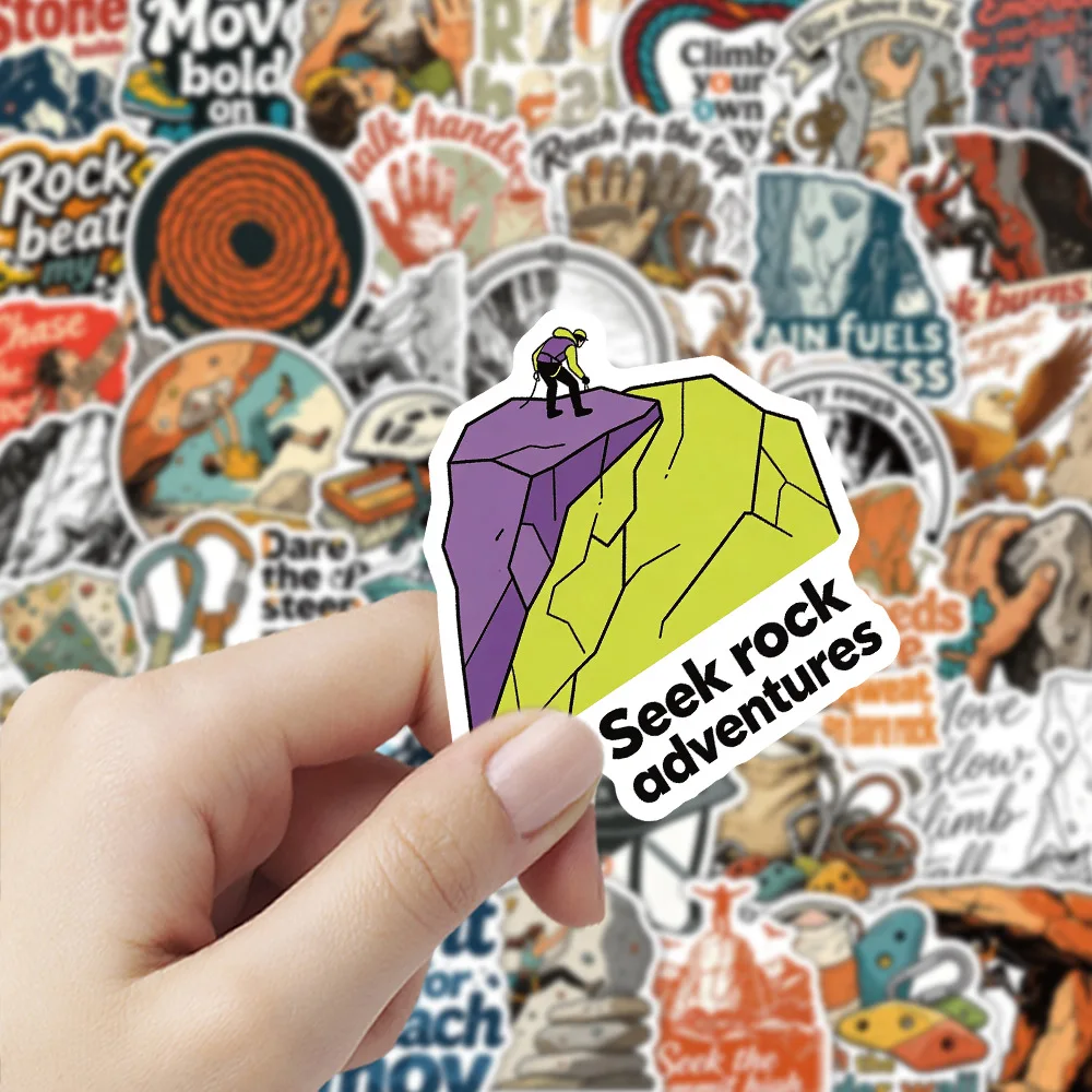 10/50PCS Outdoor Sports Stickers Sports Climbing Graffiti Challenge the Limits Decoration DIY Toys Laptop Guitar Car Bike Decals