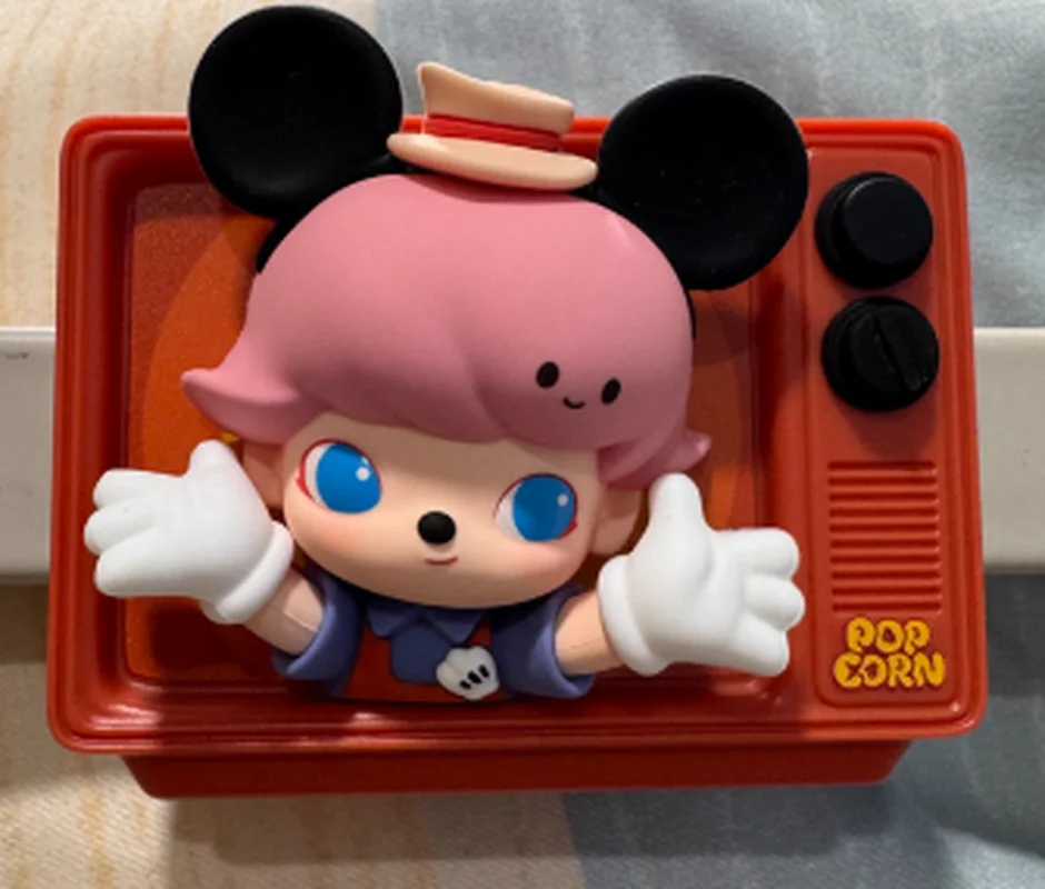 

POP MART DIMOO WORLD Disney Co Branded Blind Box Fridge Magnet Cute Figurine Home Refrigerator Decor Gift For Disney Anime Fans