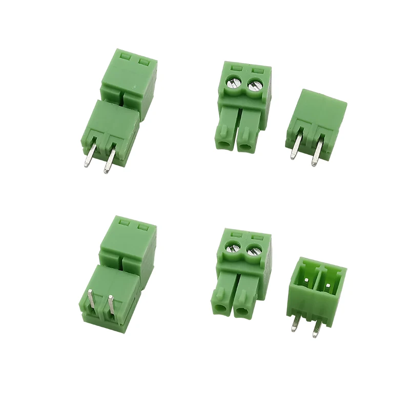 10 Pairs 15EDG Pitch 3.81mm PCB Screw Terminal Block 2/3/4/5/6/7/8/9/10/12 Pin Male Plug Female Socket Pin Header Wire Connector