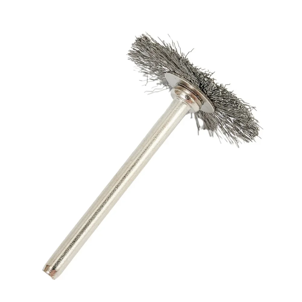 9 Pcs/set Wire Wheels Wire Brush With Handle Cleaning Stainless Steel Deburring Dust Removal Rust Removal Brush