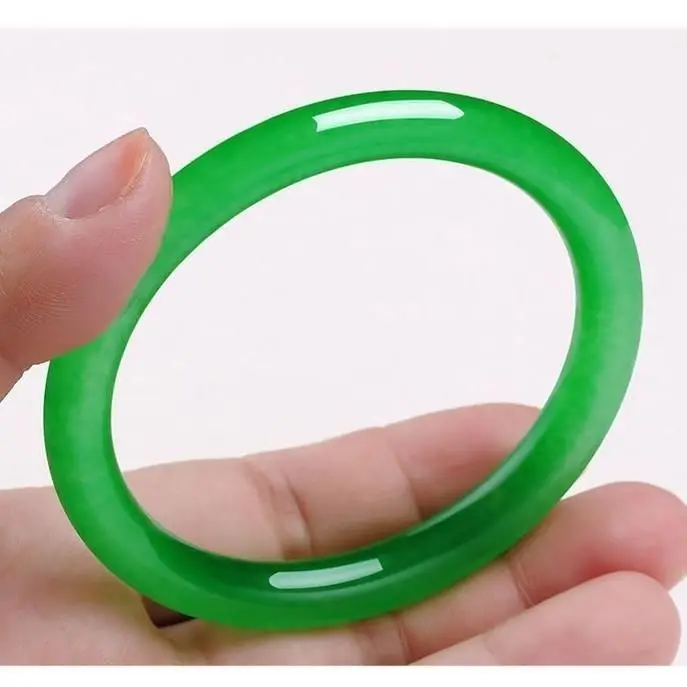 

Zhengyang зеленый изумрудно-зеленый ледяной прозрачный зеленый браслет с круглой полосой