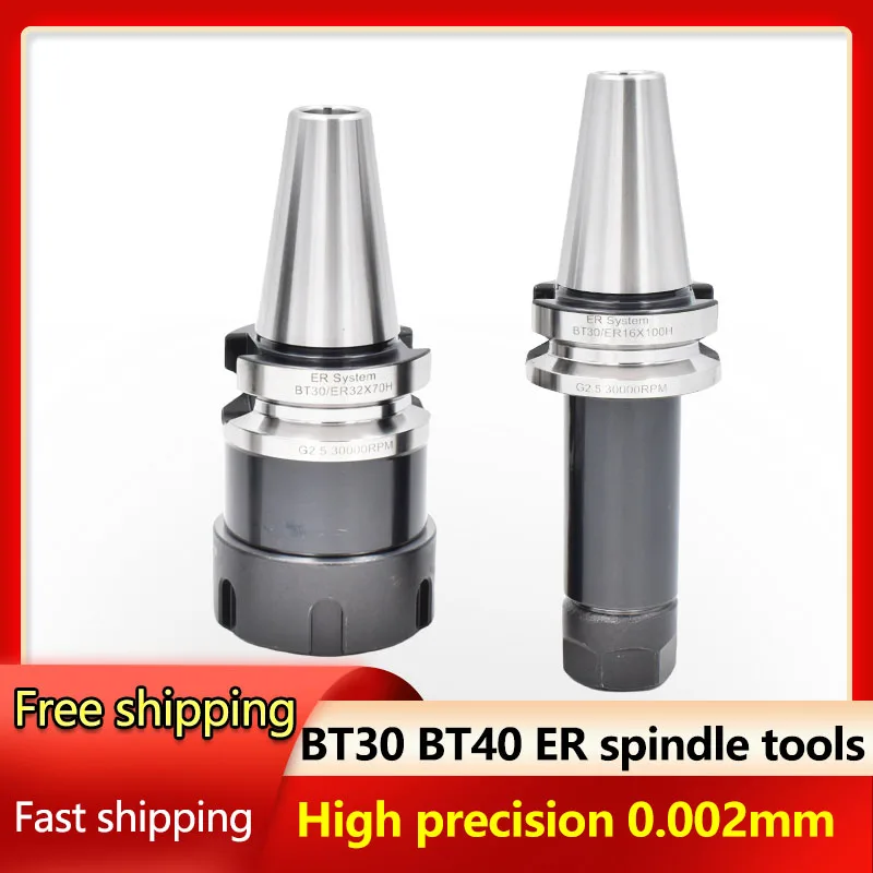 Knife shank ER BT30 BT40 ER16 ER20 ER25 ER32 tool holders CNC machine center BT30 spindle chuck lathe tools