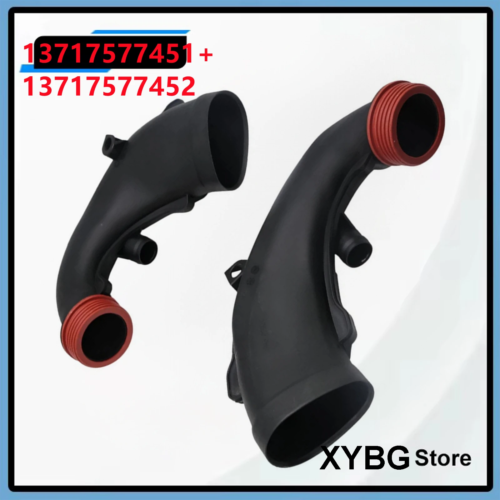 

Left+Right 13717577451 13717577452 Engine Air Intake Hose For BMW E70 E71 F02 F07 F12 F13 550i 650i 750Li