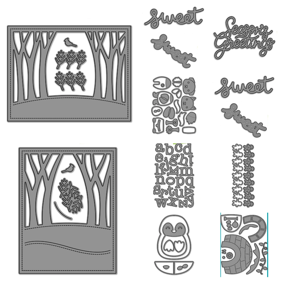 Neue Metall-Stanzformen für Bastelarbeiten, DIY-Scrapbooking, Weihnachts-Lebkuchen-Rand, Stanzformen für Bastelarbeiten, Dekoration, Album, Prägung 2026