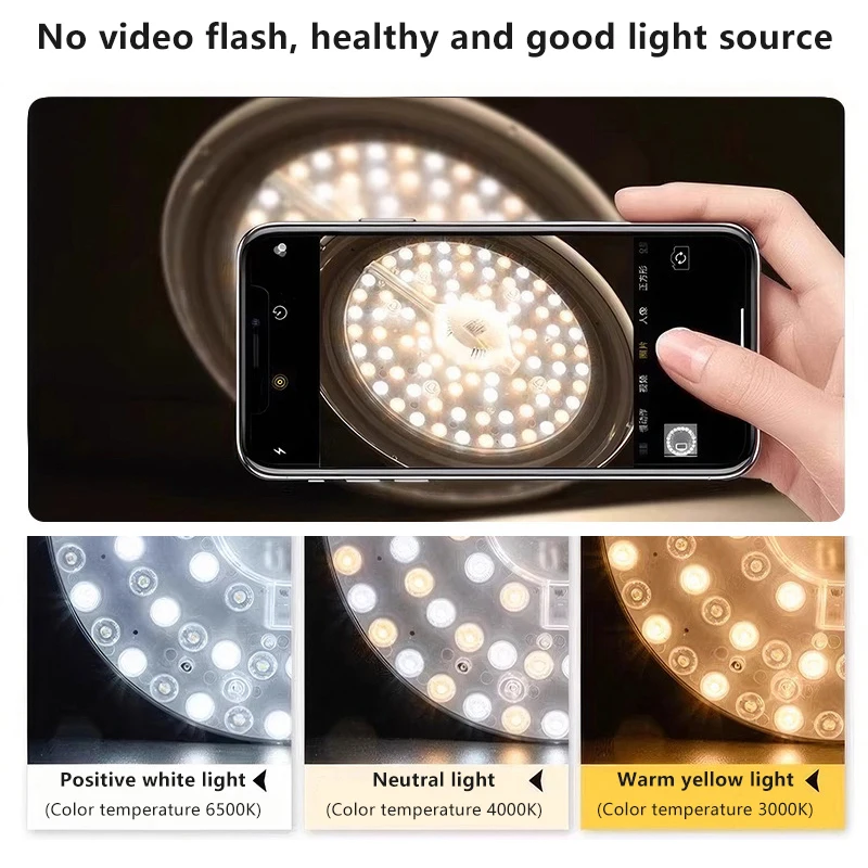Hot Sale 1 Set Magnetic Suction LED Panel Circle Ring Light 12W 18W 24W 36W 48W 72W LED Round AC220V Ceiling Lamp Light Source