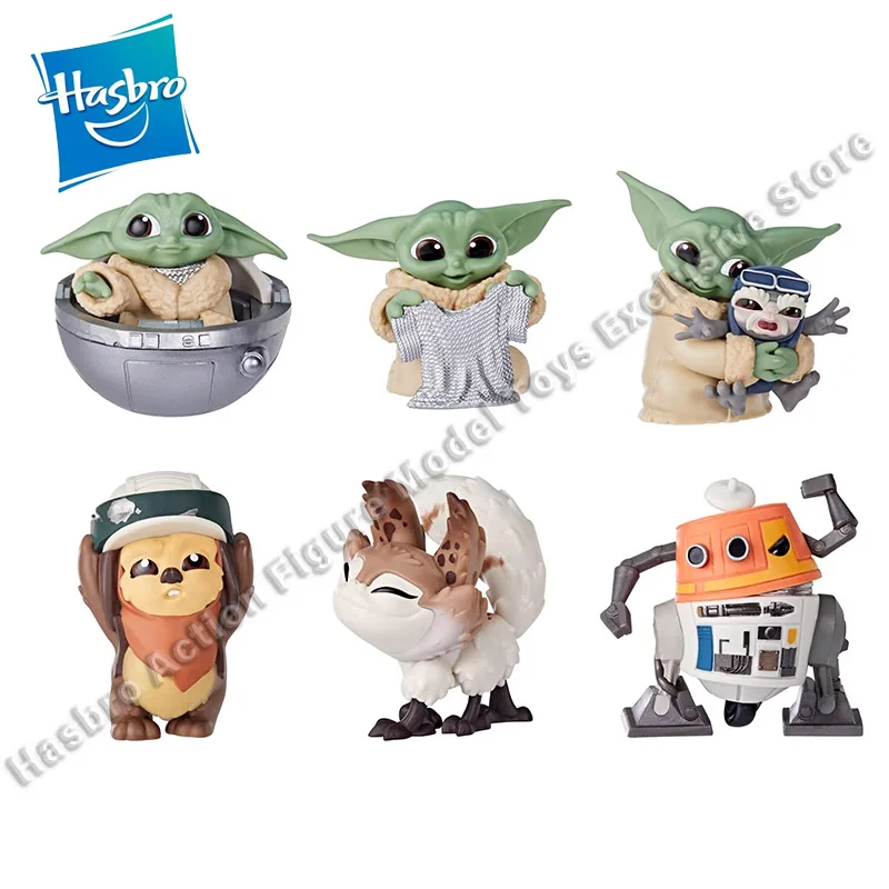 In Stock Hasbro Star Wars Grogu Loth-cat Wicket W. Warrick C1-10P Action Figures Model Toys Collectible Children's Toy Wholesale