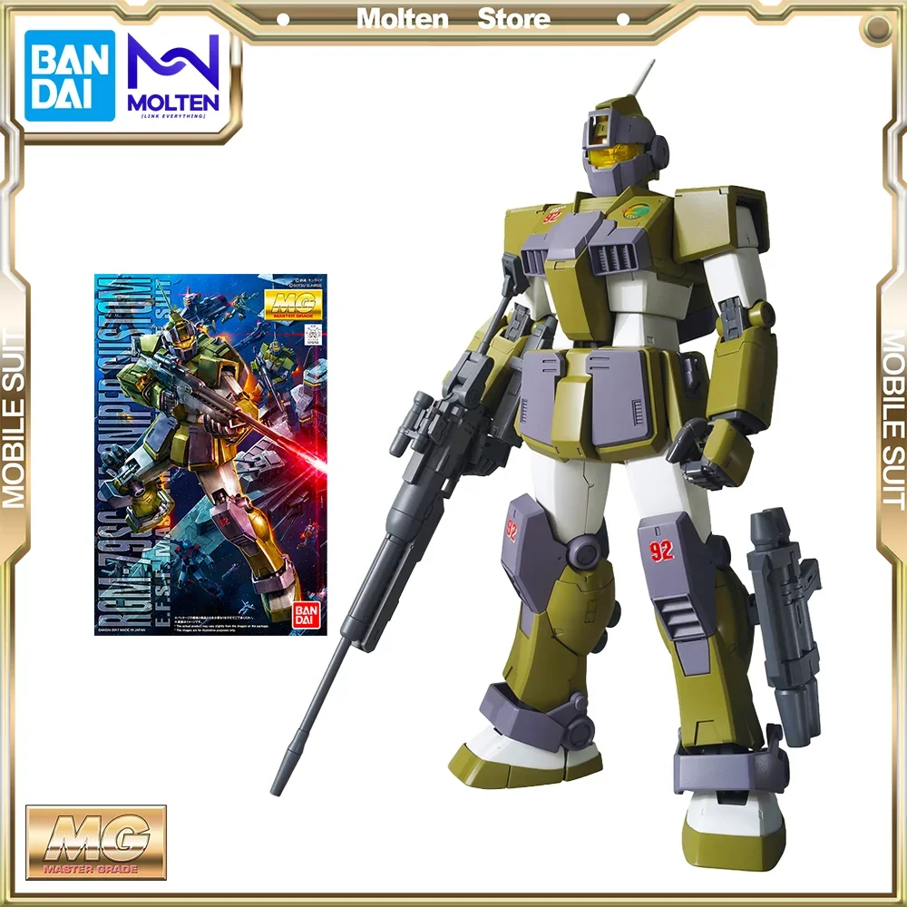 

BANDAI Original MG 1/100 RGM-79SC GM Sniper Custom MOBILE SUIT GUNDAM Zeta Model Kit Gunpla Assembly/Assembling