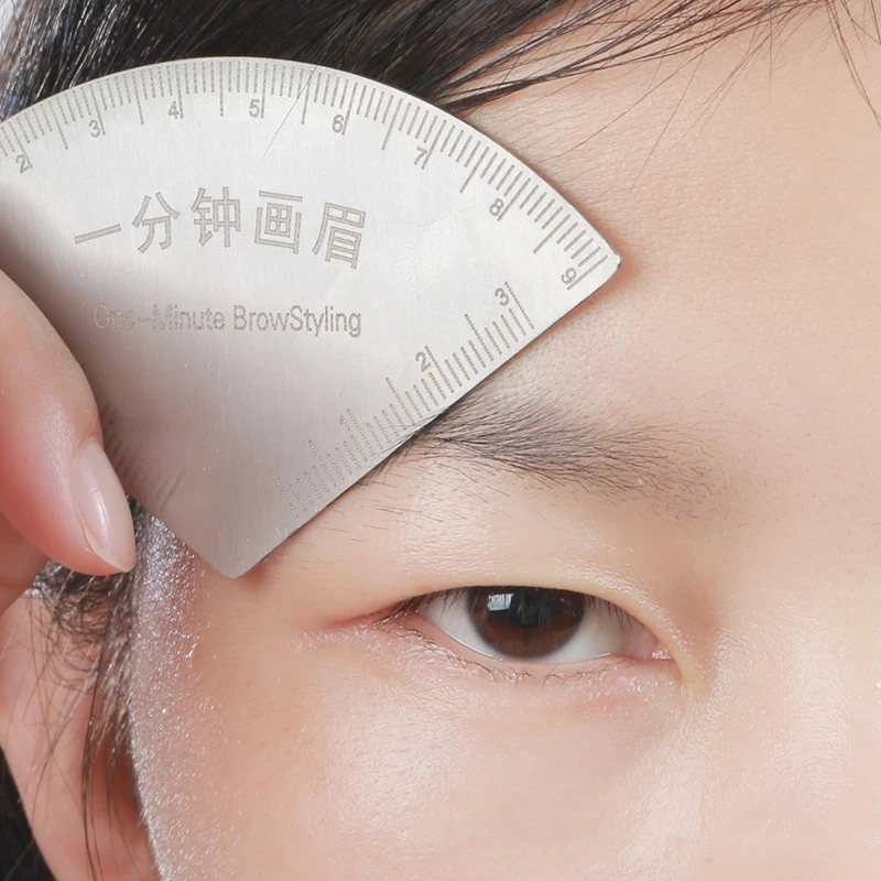 Regla de diseño de cejas de dibujo rápido, herramienta de mapeo de Microblading, regla guía de dibujo de maquillaje permanente, suministro de tatuaje reutilizable