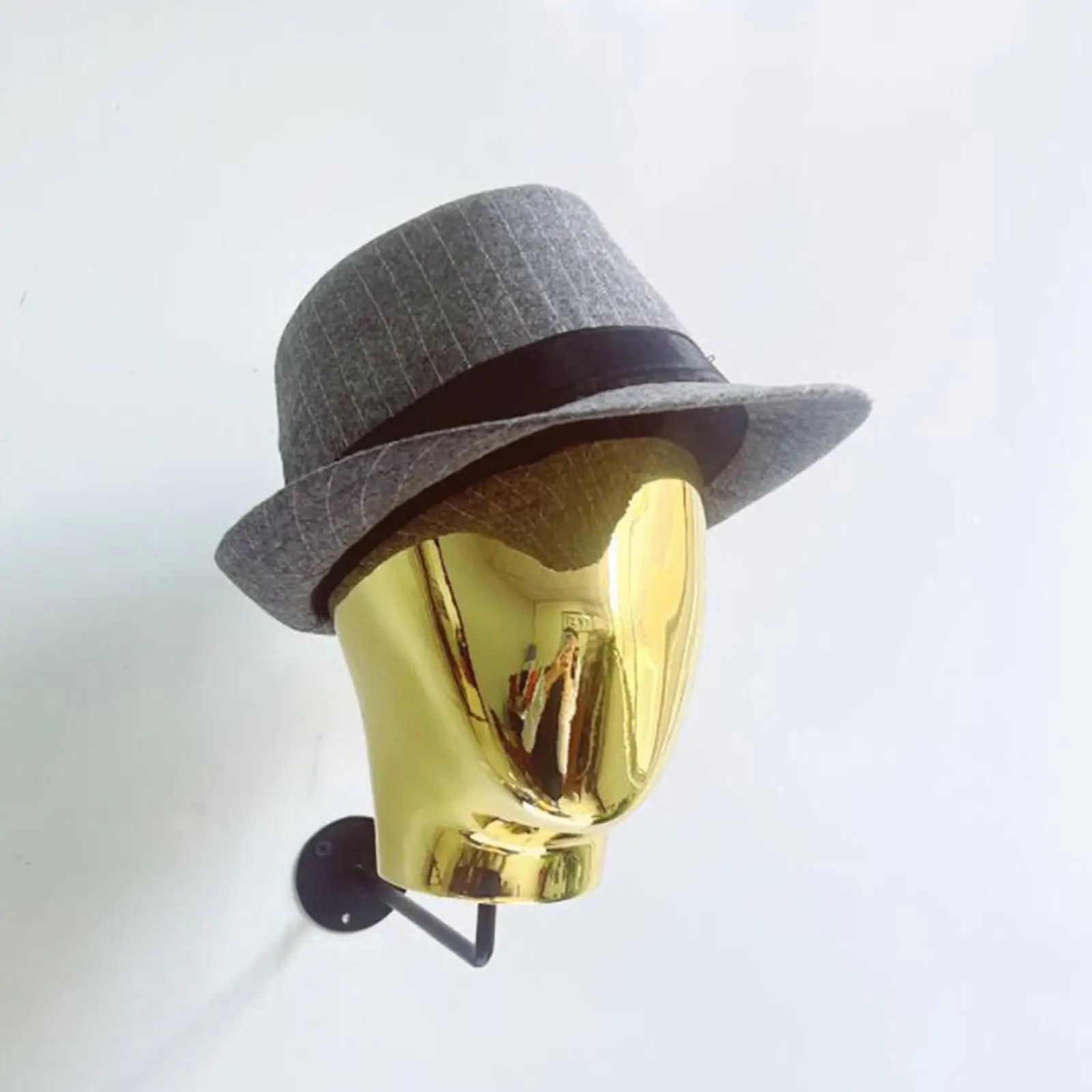Hat Rack Wall Mounted Vintage Style Decorative Metal for Home , Gold