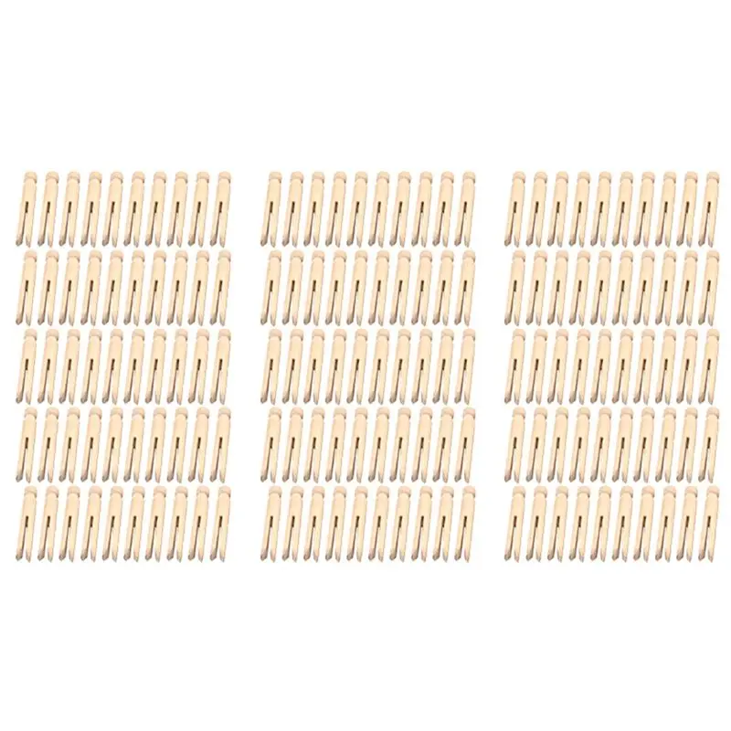 ABMS-Wood Clothes Pins Pegs Old School 150 Count Round Clothespins Weather Resistant Peg Traditional Peg