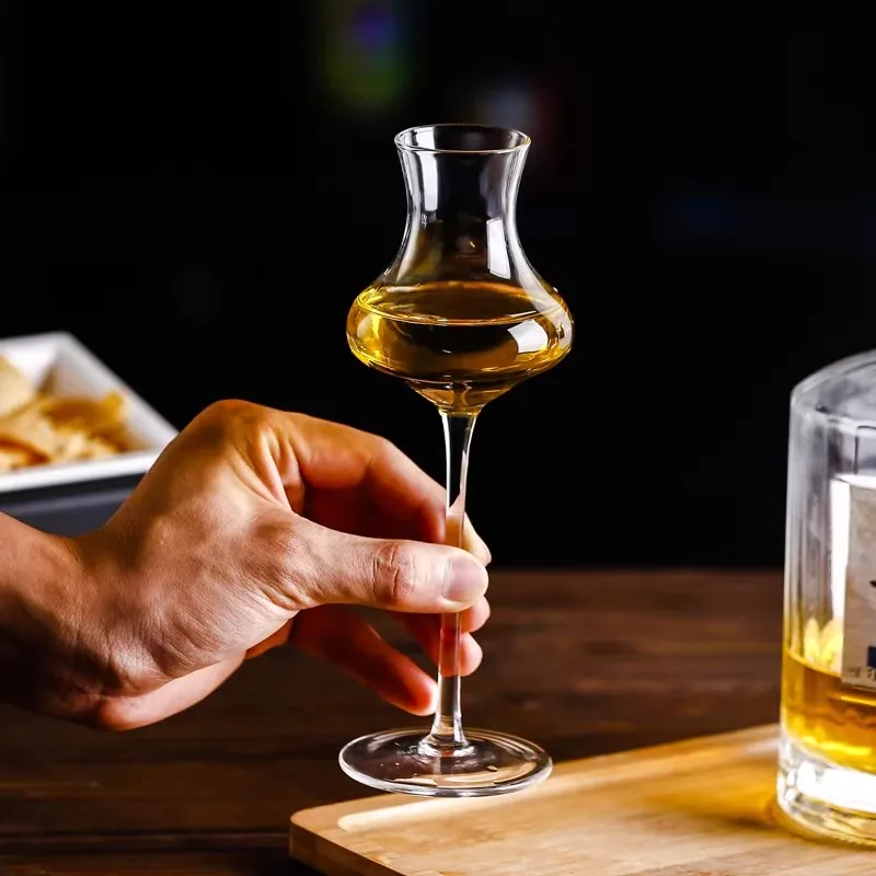 125ml Lead-Free Crystal Aroma Cup Wine ChampagneTasting Glass Elegant Whiskey Glass Pure Drink Goblet