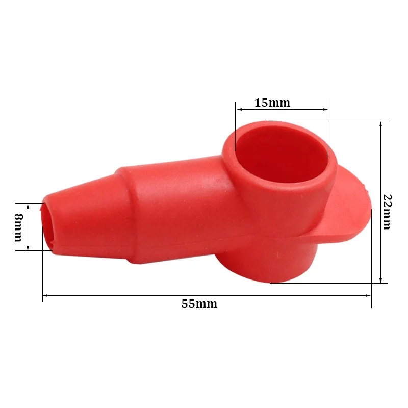 High Quality PVC Silica Gel Terminal Cover Multi-Dimensional Insulation Pipe Terminal Cover Large Stocks Battery Terminal