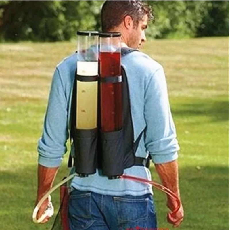 Bar Backpack Liquor Cannon Double Pack 6L Beer Barrel Free Wine Filler Portable Wine Cannon Divider Wine Feeder