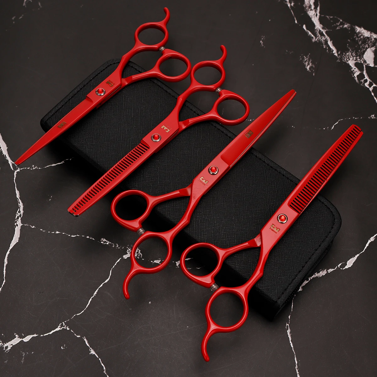 Professional Hair Scissors 6.5And7 Inch  Stainless Cutting Shears Thinning Scissors Beauty Scissors For Hairdresser Styling Tool