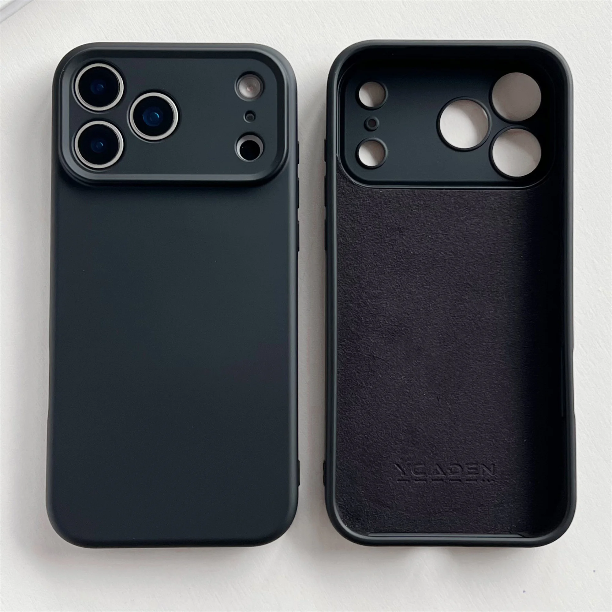 Stoßfester Bumper für iPhone 17 Air, neu für iPhone 17 Pro Max, Hülle für iPhone 17 Pro, gelbes Flüssigsilikon-Gummi. – Detail 15