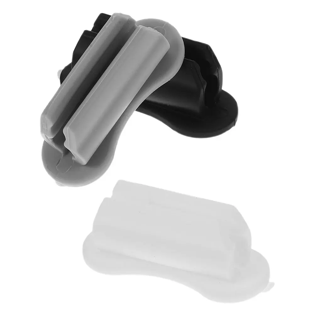 3Pcs Strong Traceless Adhesive Silicone Pen Holder Dual Slot Design for Desk Wall Laptop Refrigerator Marker Pencil Organizer