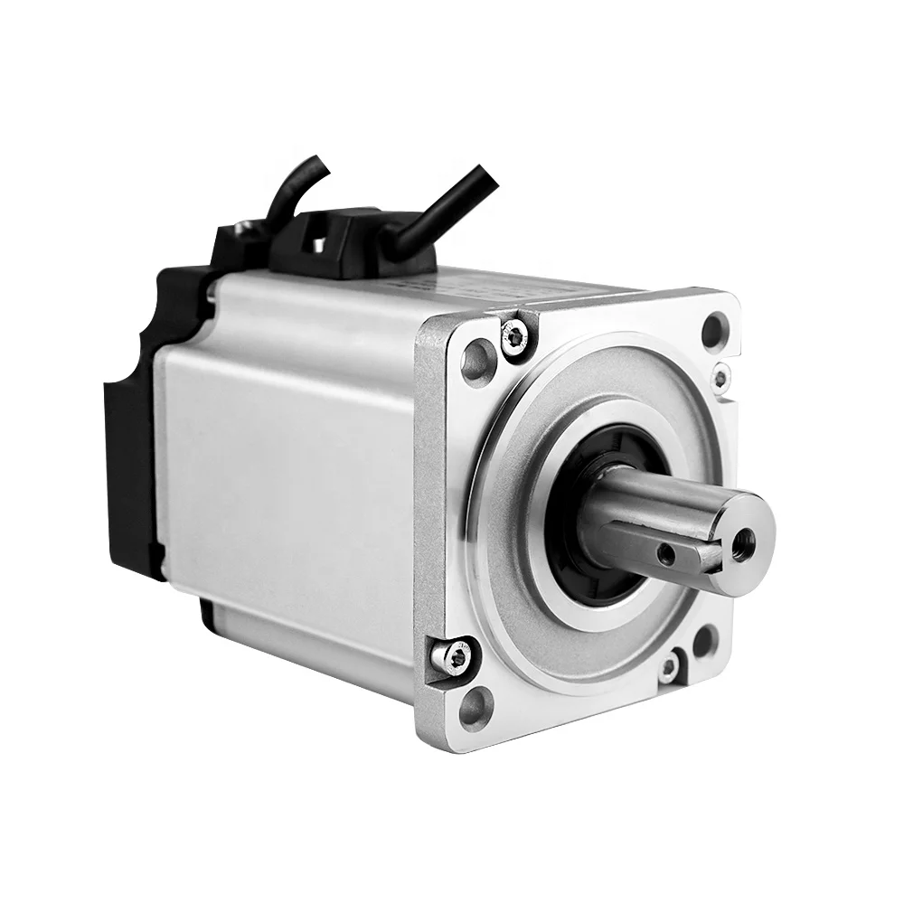 

High Performance 60mm 400W 3000rpm 3 Phase AC Servo Motor with 17-bit Absolute Encoder and Driver for CNC Machines