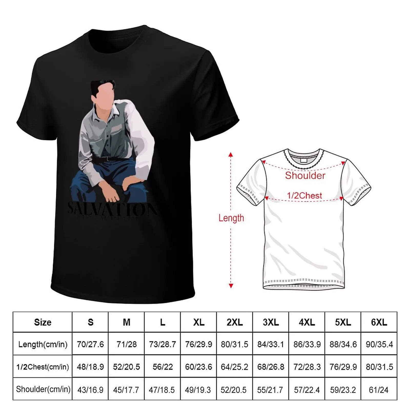 Shawshank Redemption T-Shirt Vintage Style Printed Top
