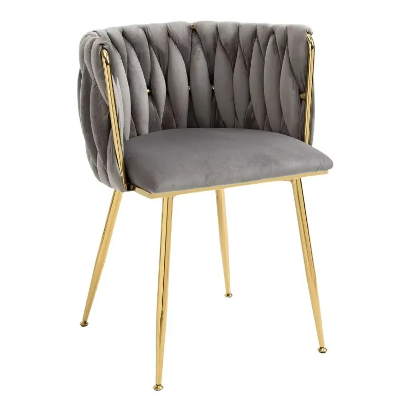 

Simple dining chair, living room cafe velvet chair, wedding dining room chair