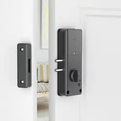 Tuya Smart Electric Motor Lock Bluetooth Automatic IC Card Indoor Invisible Locks Wooden Door Unlock Keyless Security Protection