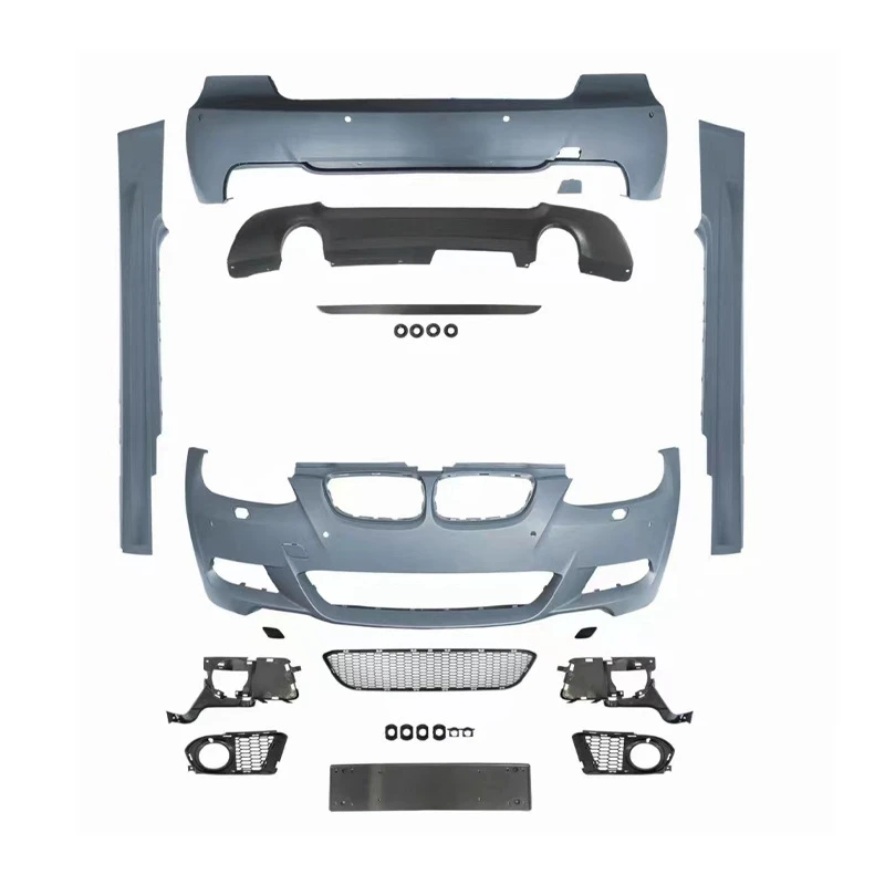 High Quality M-Tech M Sport Body Kit Fit 3 Series E92 E93 2005-2012 Front Rear Bumper Auto Exterior Modification Upgrade Parts