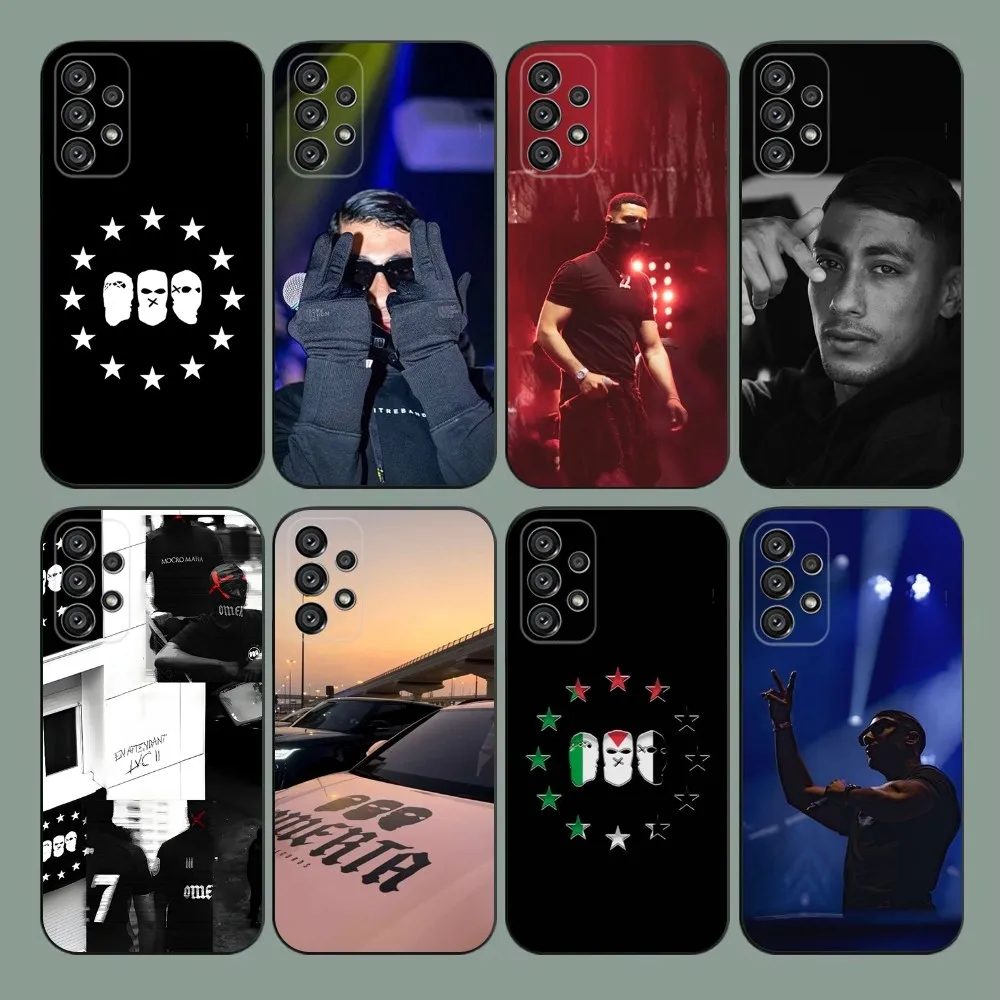 

Rapper M-Maes OMERTA Phone Case For Samsung Galaxy A20,A21s,A22,A31,A32,A52,A53,A72,73,A80,A91 Soft Black Cover
