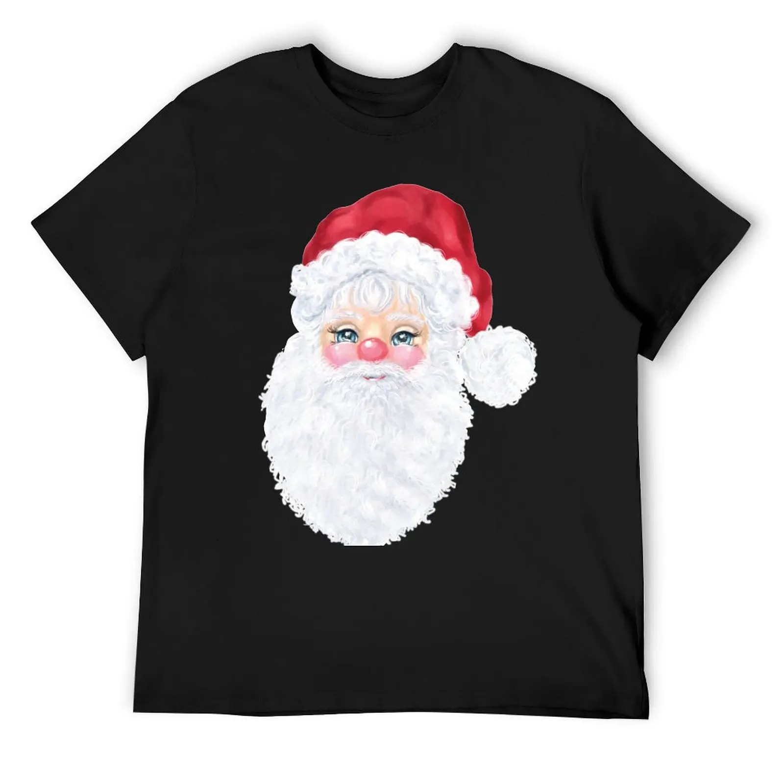 Santa Claus in watercolor T-Shirt heavyweights shirts graphic tee anime clothes vintage t shirts fitted t shirts for men