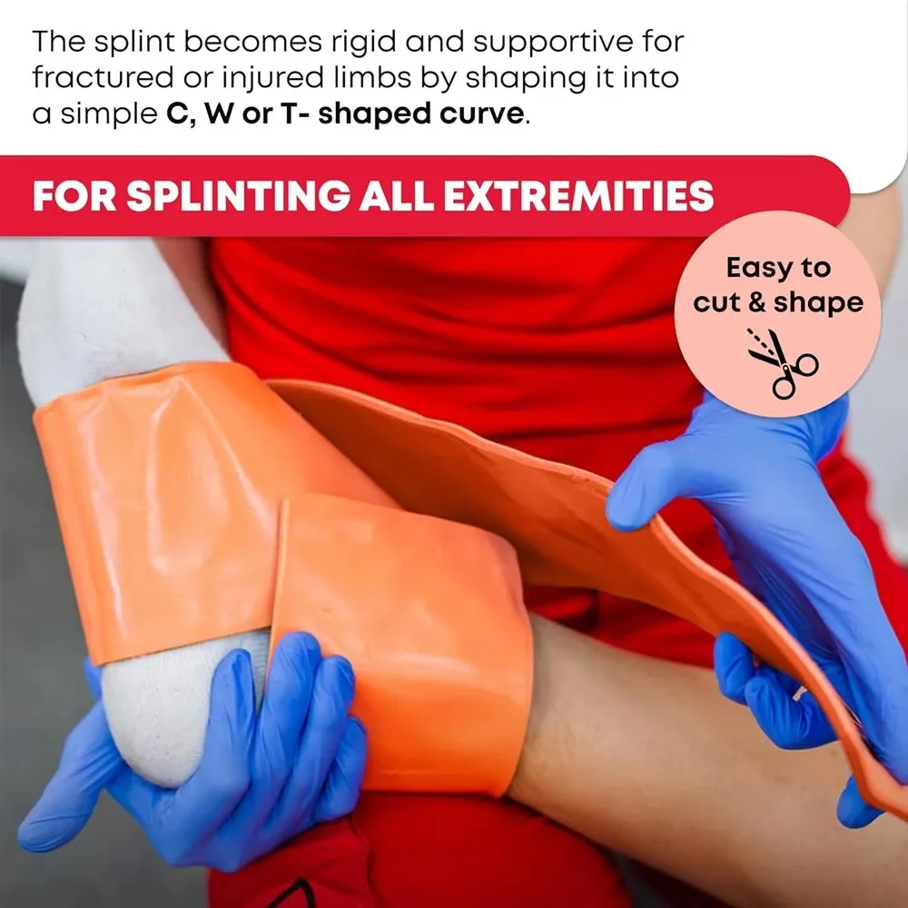 Rolling Splint Bandage Roll Pet Belt Emergency First Aid Finger Leg Wrist Wrapping Fixed Fracture Protection for Human Animal B1